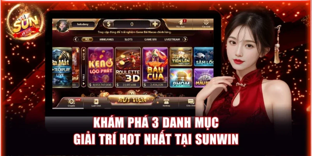 3 sản phẩm hấp dẫn nhất tại cổng game