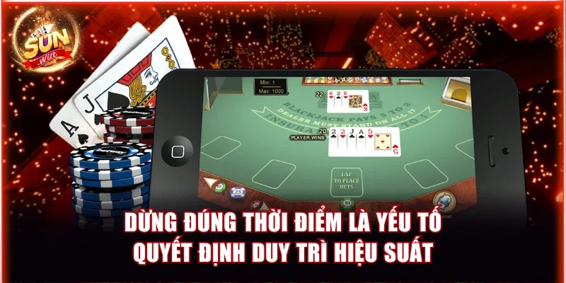 Dừng đúng thời điểm là yếu tố quyết định duy trì hiệu suất