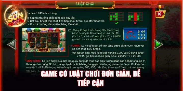 Game có cách chơi đơn giản dễ nắm bắt