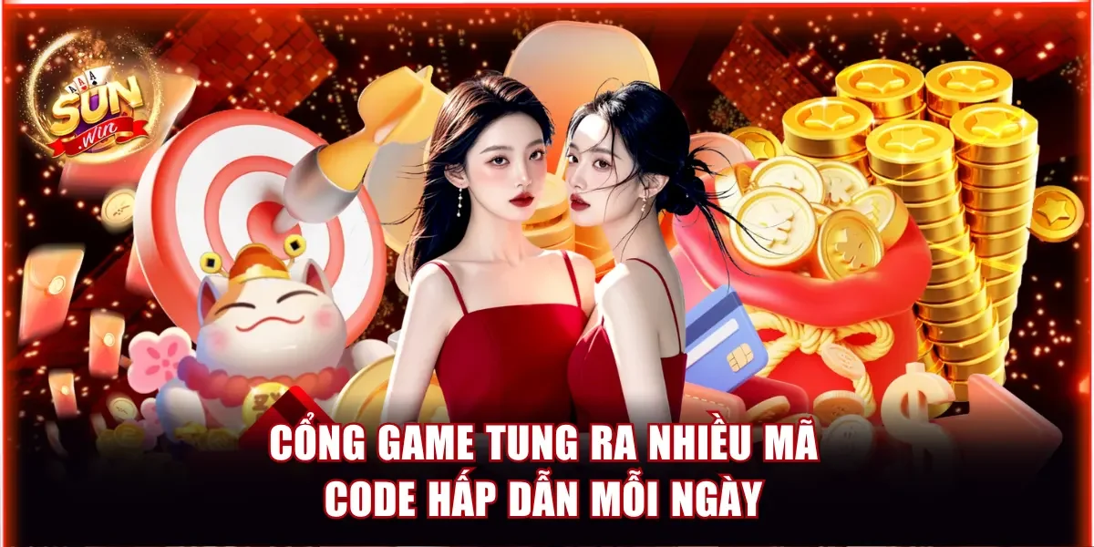 Cổng game tung ra nhiều mã code hấp dẫn mỗi ngày